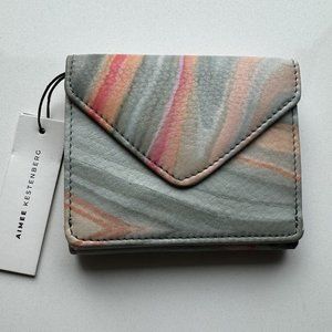 Womens leather trifold wallet